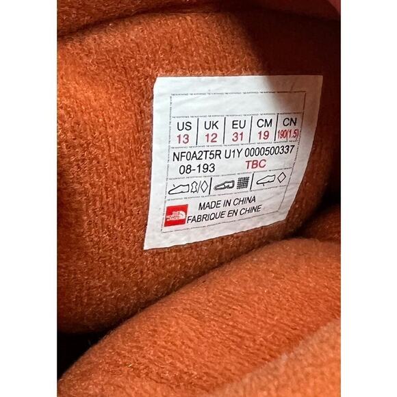 The North Face Kids' Chilkat Lace II Winter Boots Size US 13 - Picture 8 of 9